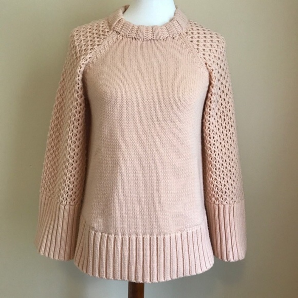 Derek Lam Cashmere Wool Blush Pink Sweater